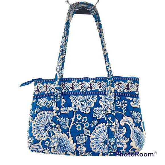 French Connection Handbags - VERA BRADLEY Blue Betsey Quilted Tote Bag